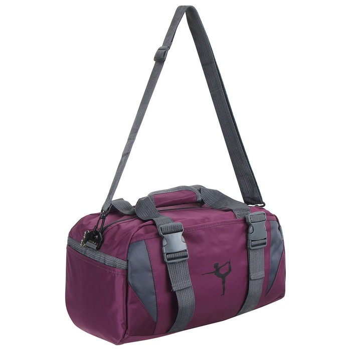 Сумка для йоги и гимнастики Sangh, 37х20х20 см, цвет фиолетовый Сумка для йоги и гимнастики Sangh, 37х20х20 см, цвет фиолетовый