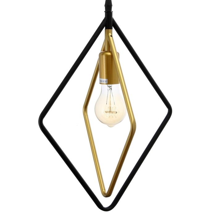 Светильник BayerLux 40392/1 E27 40Вт черный-золото 25х10х30-130 см