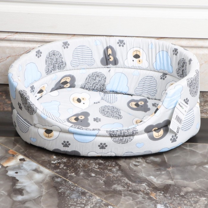 Лежанка №2, 43 х 30 х 16 см, микс цветов Лежанка №2, 43 х 30 х 16 см, микс цветов