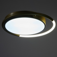 Люстра с ПДУ 2219/1 LED 110Вт диммер золото 48х48х7 см BayerLux