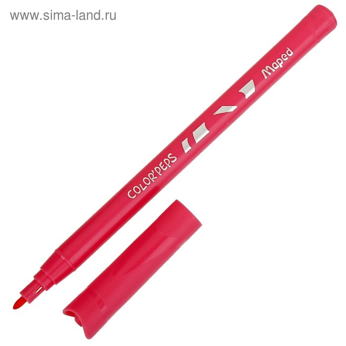 Фломастеры 10 цветов, Maped Color Peps Ocean, суперсмываемые, с заблокированным пишущим узлом Фломастеры 10 цветов, Maped Color Peps Ocean, суперсмываемые, с заблокированным пишущим узлом