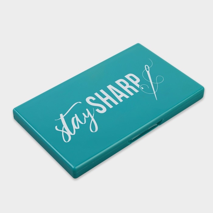 Игольница магнитная, 11 × 6,5 см, цвет тёмно-бирюзовый Игольница магнитная, 11 × 6,5 см, цвет тёмно-бирюзовый