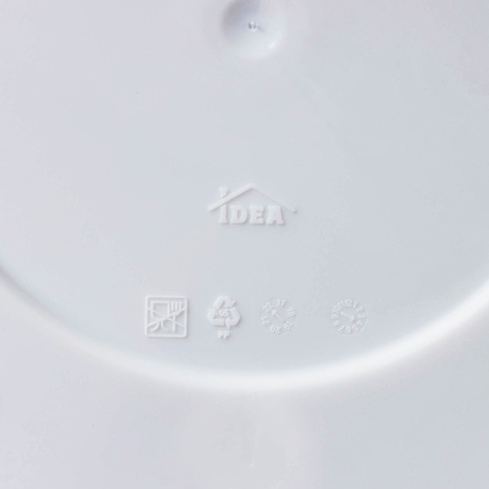 Горшок с поддоном «Камни», 4,8 л, цвет белый Горшок с поддоном «Камни», 4,8 л, цвет белый