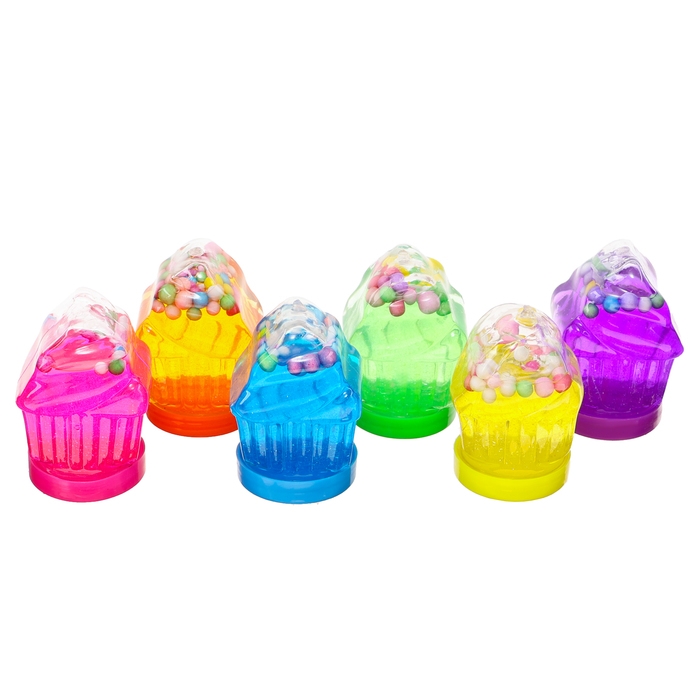 Лизун - слайм «Пироженка», цвета МИКС