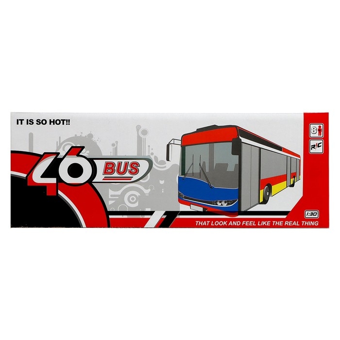 Автобус «Городской», радиоуправление, 1:30, на батарейках Автобус «Городской», радиоуправление, 1:30, на батарейках