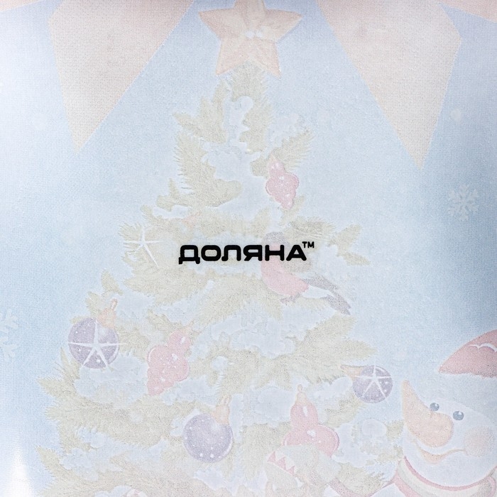 Блюдо стеклянное сервировочное Доляна «Бант. Зимняя сказка», 19×14 см Блюдо стеклянное сервировочное Доляна «Бант. Зимняя сказка», 19×14 см