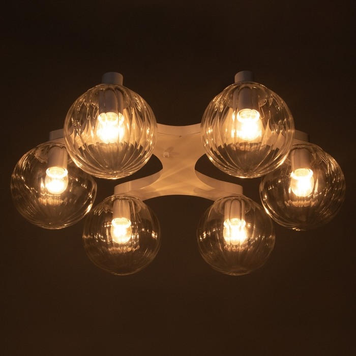 Люстра 2795/6 E27 40Вт белый 60х60х20 см BayerLux Люстра 2795/6 E27 40Вт белый 60х60х20 см BayerLux