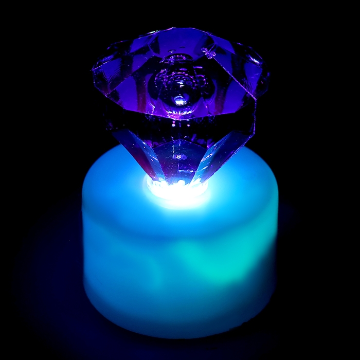 Свеча светодиодная Свеча светодиодная "Бриллиант", цвета МИКС