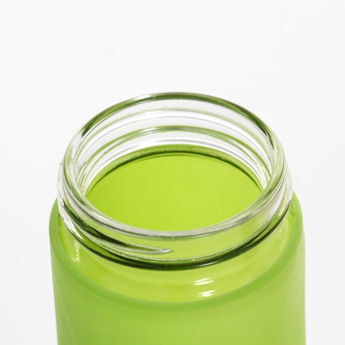 Бутылка для воды спортивная Бутылка для воды спортивная "Мастер К", 450 мл, стеклянная