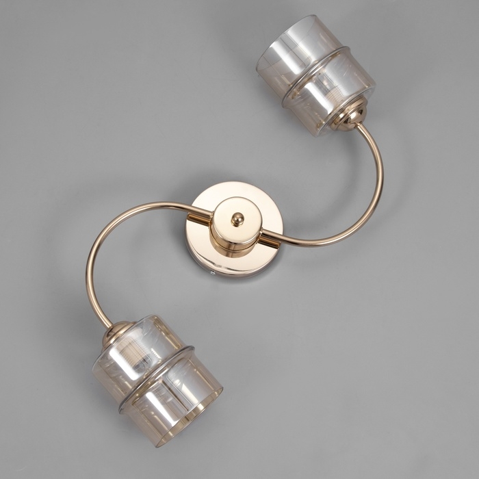 Люстра Люстра "Фокс" 2хЕ27 40Вт золото 46х20х27 см