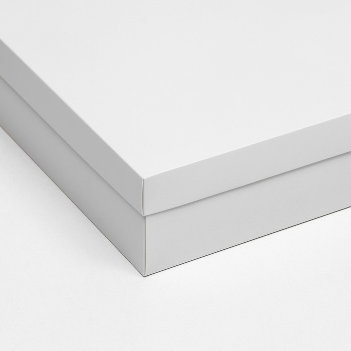 Коробка подарочная складная, упаковка, крышка-дно, белая, 30 х 30 х 8 см Коробка подарочная складная, упаковка, крышка-дно, белая, 30 х 30 х 8 см