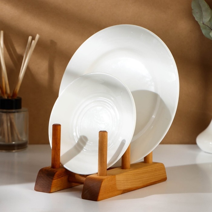 Подставка для разделочных досок, крышек и тарелок Adelica, 17×13×13 см, пропитано минеральным маслом, берёза Подставка для разделочных досок, крышек и тарелок Adelica, 17×13×13 см, пропитано минеральным маслом, берёза