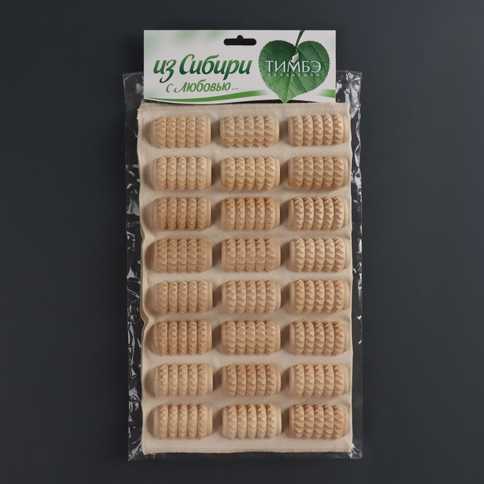 Массажёр «Коврик», 28,5 × 33,5 см, деревянный Массажёр «Коврик», 28,5 × 33,5 см, деревянный