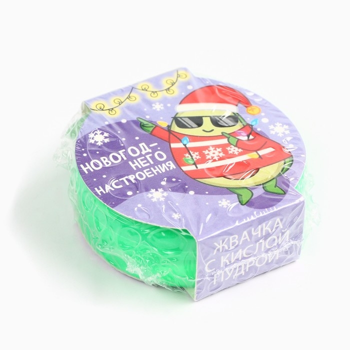 Новый год! Жевательная резинка с кислой пудрой «Новогоднего настроения», 15 г Новый год! Жевательная резинка с кислой пудрой «Новогоднего настроения», 15 г