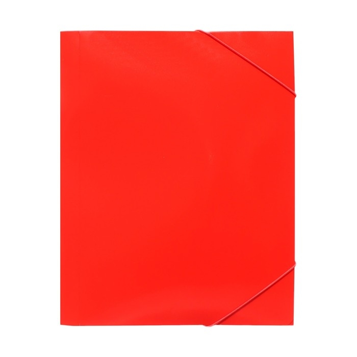 Папка-короб на резинке А4, 500мкм, Calligrata, корешок 25 мм, до 230 листов, тиснение  Папка-короб на резинке А4, 500мкм, Calligrata, корешок 25 мм, до 230 листов, тиснение "песок", красная