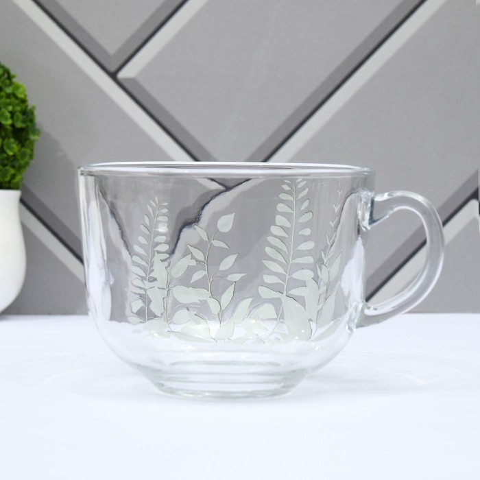 Кружка стеклянная &laquo;Весна&raquo;, 400 мл