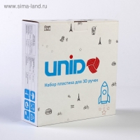 Пластик UNID PRO-6, для 3Д ручки, 6 цветов в наборе, по 10 метров