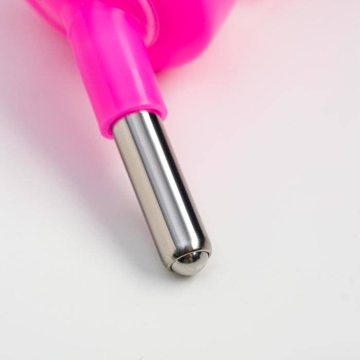 Поилка для грызунов Поилка для грызунов "Пижон", 80 мл, розовая