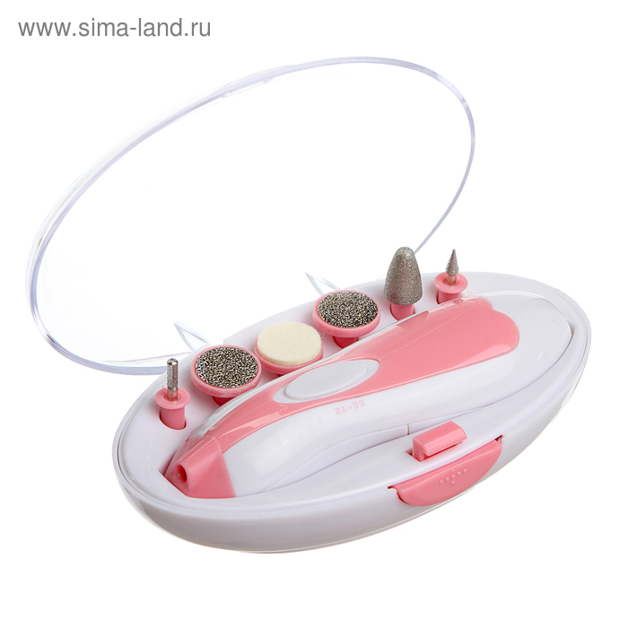 Аппарат для маникюра Luazon LMM-005, 6 насадок, 2хAA (не в комплекте), розовый Аппарат для маникюра Luazon LMM-005, 6 насадок, 2хAA (не в комплекте), розовый