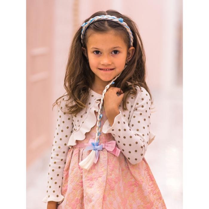 Ободок для волос с косой, голубой Ободок для волос с косой, голубой "Эльза", Холодное сердце