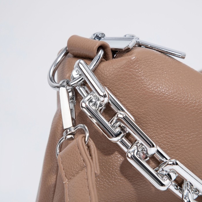 Сумка кросс-боди на молнии, цвет бежевый Сумка кросс-боди на молнии, цвет бежевый