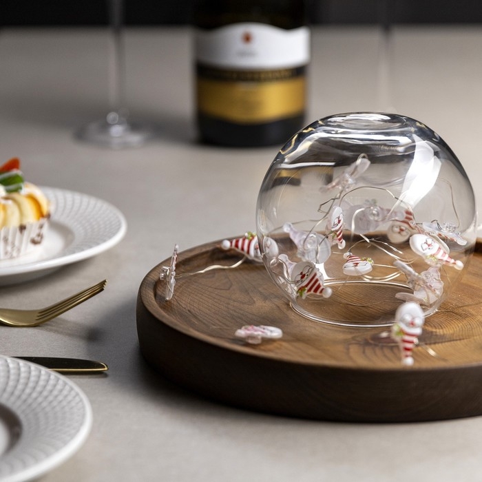 Гирлянда «Нить» 2 м роса с насадками «Дед Мороз», IP20, серебристая нить, 20 LED, 2 режима, батарейки ААх2 (нет в комплекте), свечение мульти Гирлянда «Нить» 2 м роса с насадками «Дед Мороз», IP20, серебристая нить, 20 LED, 2 режима, батарейки ААх2 (нет в комплекте), свечение мульти