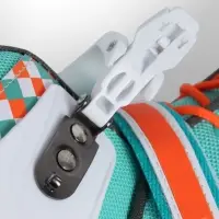 Коньки раздвижные BlackAqua, р. 35-38, для фитнеса, мятные, оранжевые Коньки раздвижные BlackAqua, р. 35-38, для фитнеса, мятные, оранжевые