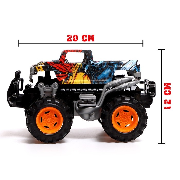 Машина радиоуправляемая «Пикап», работает от батареек, цвет МИКС Машина радиоуправляемая «Пикап», работает от батареек, цвет МИКС