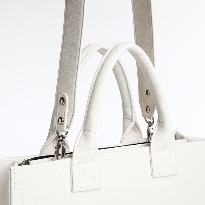 Сумка женская TEXTURA, тоут, средний размер, цвет белый Сумка женская TEXTURA, тоут, средний размер, цвет белый