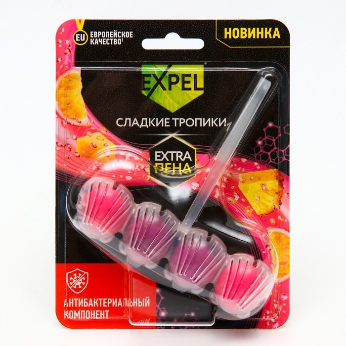 Чистящее средство Expel для унитаза  «Сладкие тропики» 50 гр Чистящее средство Expel для унитаза  «Сладкие тропики» 50 гр