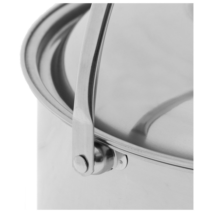 Котелок походный Maclay, 24 см, с крышкой, нержавеющая сталь