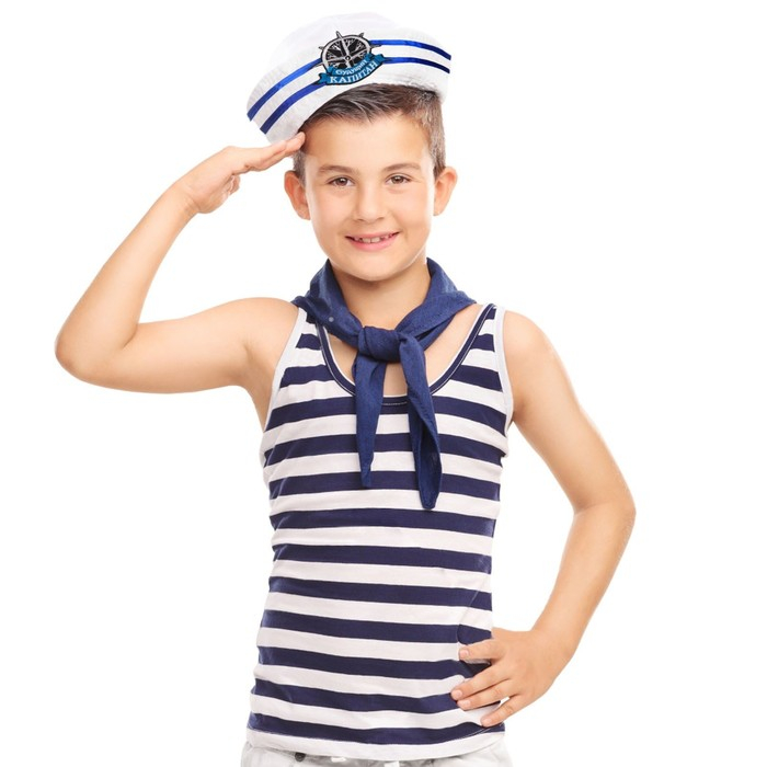 Шляпа юнги «Будущий капитан», детская, р-р. 52 Шляпа юнги «Будущий капитан», детская, р-р. 52