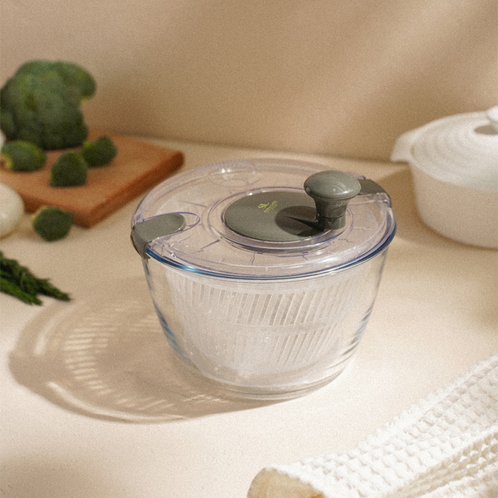 Центрифуга для сушки зелени SL Home «Оливковая роща», 5 л, стекло, цвет оливковый Центрифуга для сушки зелени SL Home «Оливковая роща», 5 л, стекло, цвет оливковый