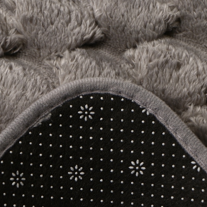 Коврик для ванной Этель «Ромбы», цв. светло-серый, 40х60 см Коврик для ванной Этель «Ромбы», цв. светло-серый, 40х60 см