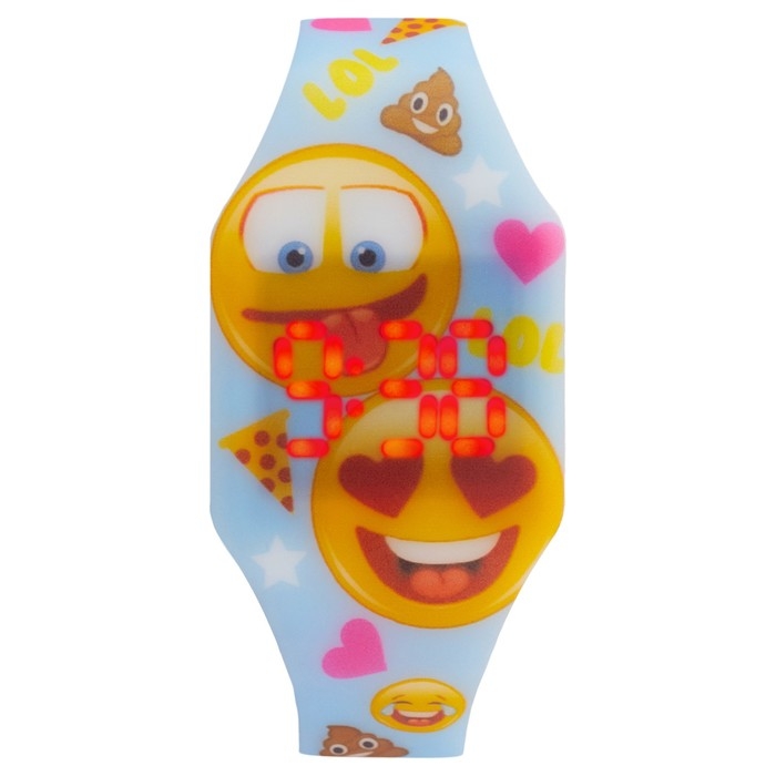 Часы наручные электронные, детские, Часы наручные электронные, детские, "Смайлы", ремешок l-23.5 см