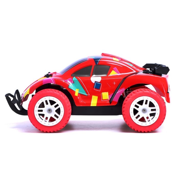 Джип радиоуправляемый «Багги», 1:16, работает от батареек, цвет красный Джип радиоуправляемый «Багги», 1:16, работает от батареек, цвет красный