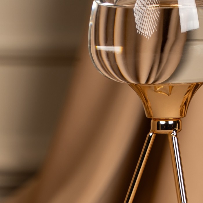 Подсвечник металл, стекло на 1 свечу «Изысканность» цвет золото 9.5 х 9.5 х 22.5 см Подсвечник металл, стекло на 1 свечу «Изысканность» цвет золото 9.5 х 9.5 х 22.5 см