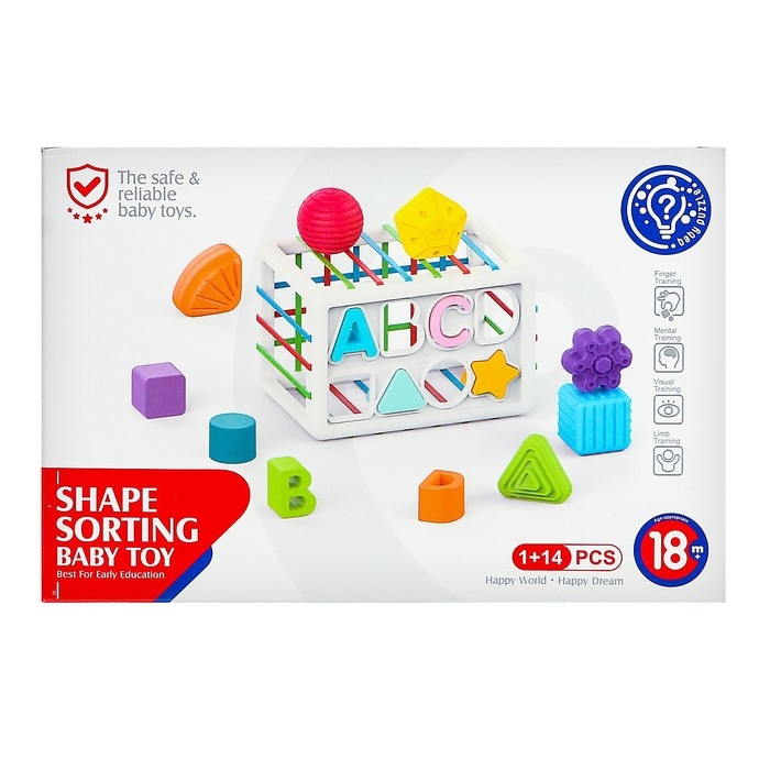 Развивающий сортер «Буквы и фигуры» Развивающий сортер «Буквы и фигуры»