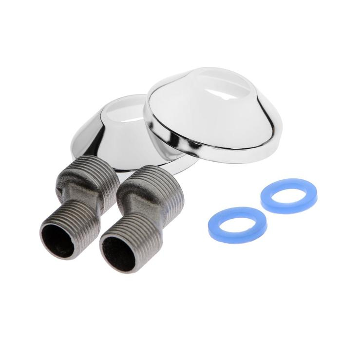 Смеситель для ванны ROEGEN RP120A, двухвентильный, с душевым набором, цинк, хром Смеситель для ванны ROEGEN RP120A, двухвентильный, с душевым набором, цинк, хром