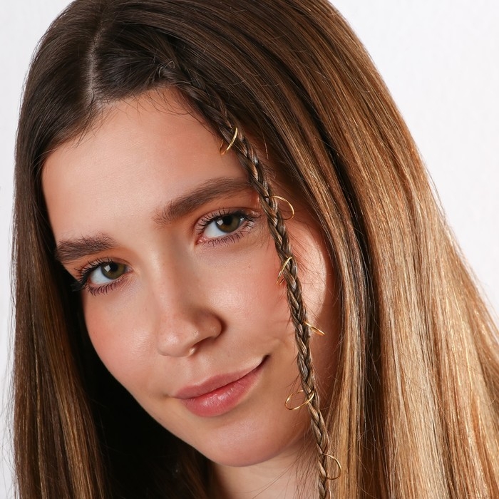 Заколки пирсинг для волос «Будь собой», 6 шт. Заколки пирсинг для волос «Будь собой», 6 шт.