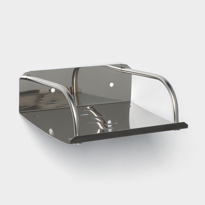 Мыльница настенная, 14,5×11,5×5 см, сталь Мыльница настенная, 14,5×11,5×5 см, сталь