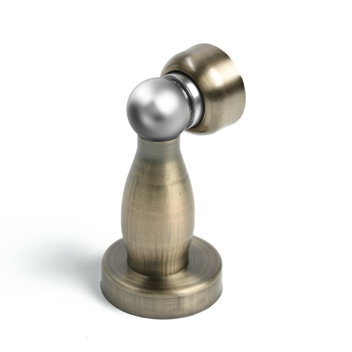 Упор дверной, магнитный LOCKLAND, цвет античная бронза Упор дверной, магнитный LOCKLAND, цвет античная бронза