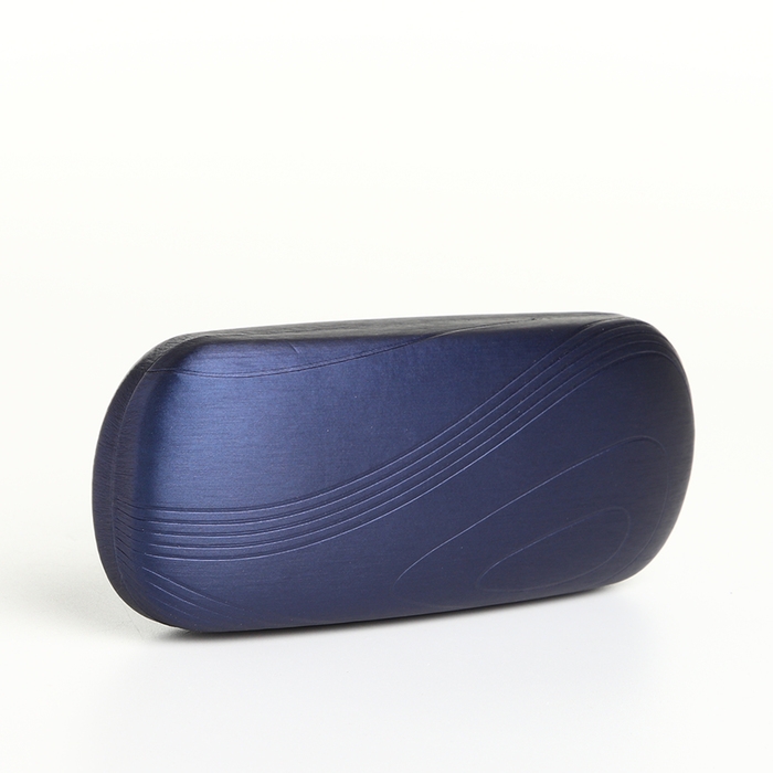 Футляр для очков на хлопушке, длина 16 см, цвет синий Футляр для очков на хлопушке, длина 16 см, цвет синий