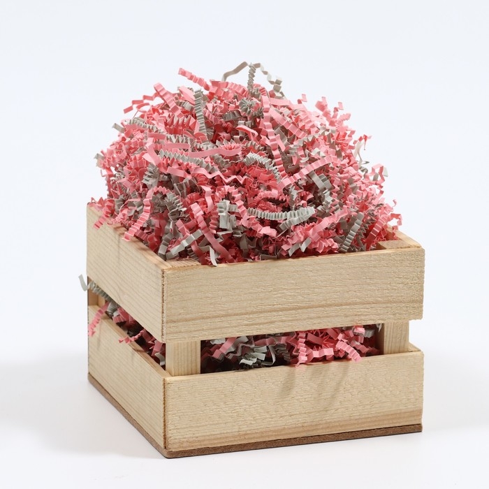 Наполнитель бумажный «Розовый туман», серый и розовый, 50 г Наполнитель бумажный «Розовый туман», серый и розовый, 50 г