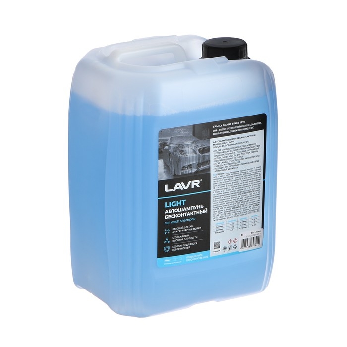 Автошампунь LAVR Light бесконтактный, 1:50, 5 л Ln2302 Автошампунь LAVR Light бесконтактный, 1:50, 5 л Ln2302