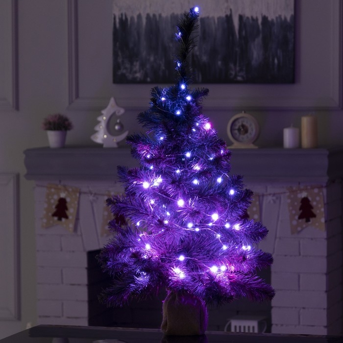 Гирлянда «Нить» 10 м роса, IP20, серебристая нить, 100 LED, пульт ДУ, свечение RGB, USB Гирлянда «Нить» 10 м роса, IP20, серебристая нить, 100 LED, пульт ДУ, свечение RGB, USB