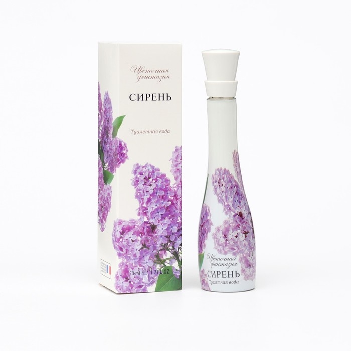 Туалетная вода женская Цветочная Фантазия Сирень, 50 мл Туалетная вода женская Цветочная Фантазия Сирень, 50 мл