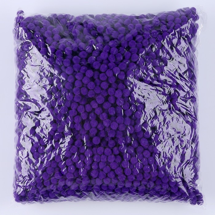 Набор деталей для декора &laquo;Бомбошки&raquo;, набор 5000 шт., размер 1 шт. &mdash; 1 см, цвет фиолетовый