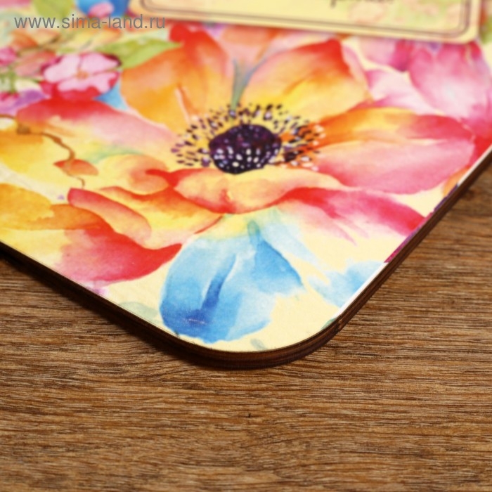 Доска разделочная большая  Доска разделочная большая "Дорогая мамочка, с 8 марта!" 27х18 см