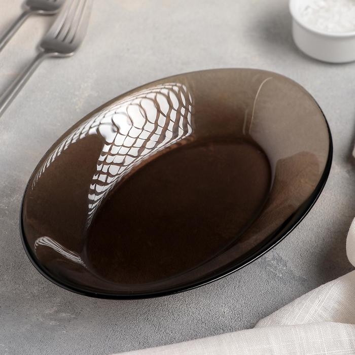 Блюдо овальное стеклянное Ambiante eclipse, d=22,5 см